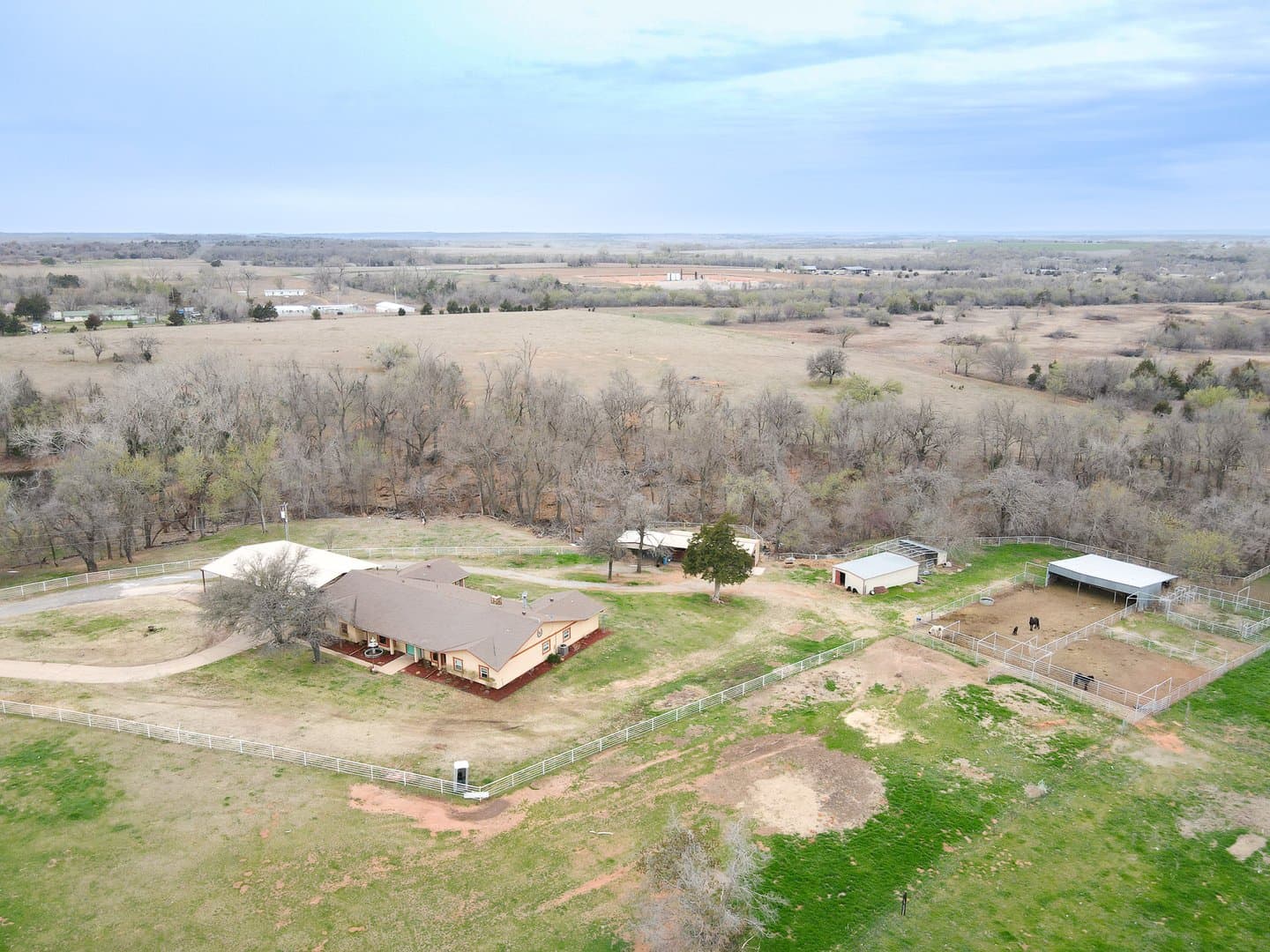 Oklahoma Ranch Land & Home For Sale - Chickasha, Oklahoma, 73018
