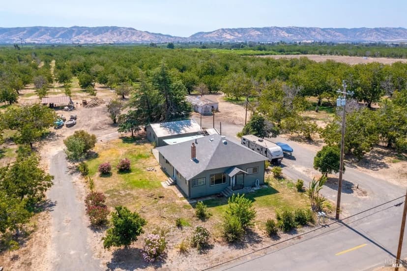 7.1-Acre Country Home & Orchard in Winters, CA for Sale