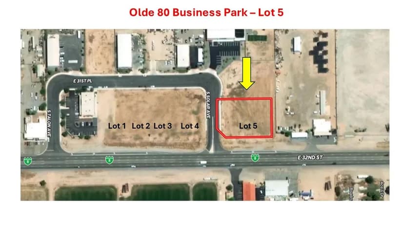 Prime Commercial Lot in Yuma, AZ for Sale