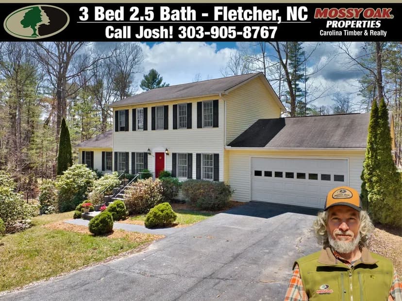 Spacious 3BR/2.5 Bath House in Fletcher