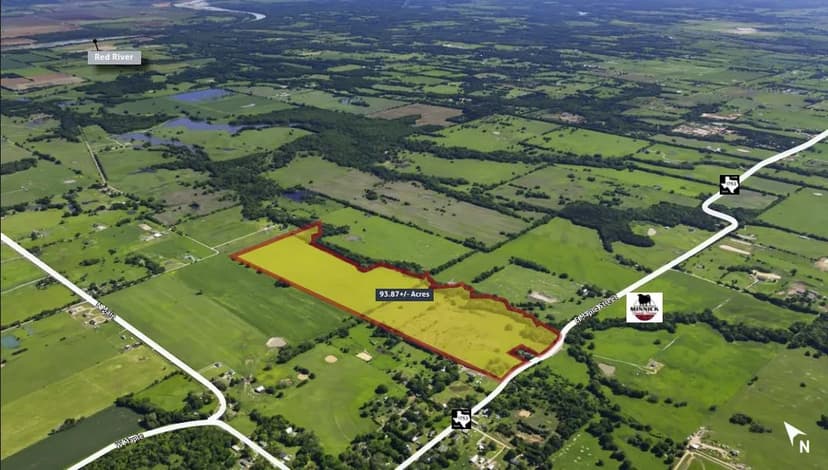 PRICE REDUCED: 93.87+/- Acre Tract | Ravenna, TX