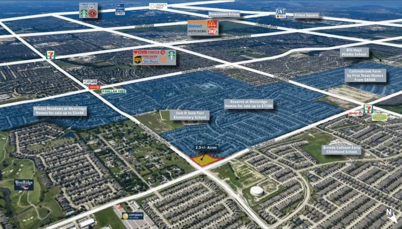 2.5+/- Acre Commercial Development Site McKinney, TX