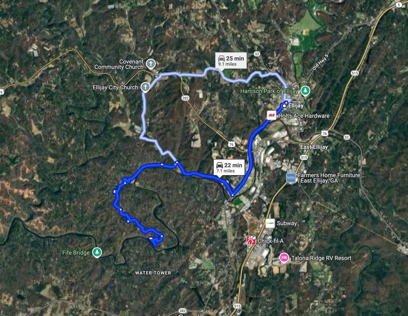 Riverfront Cabin in Gilmer County, GA