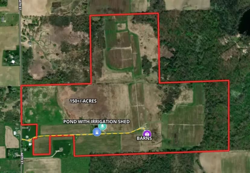 150+/- Acre Bangor Blueberry Farm, With Deer Crop