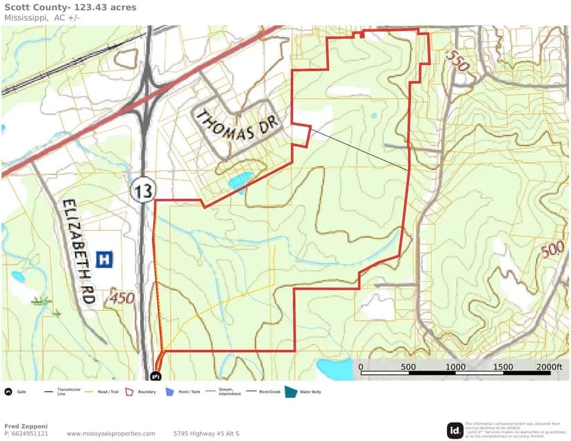 Scott County- 123.43 acres