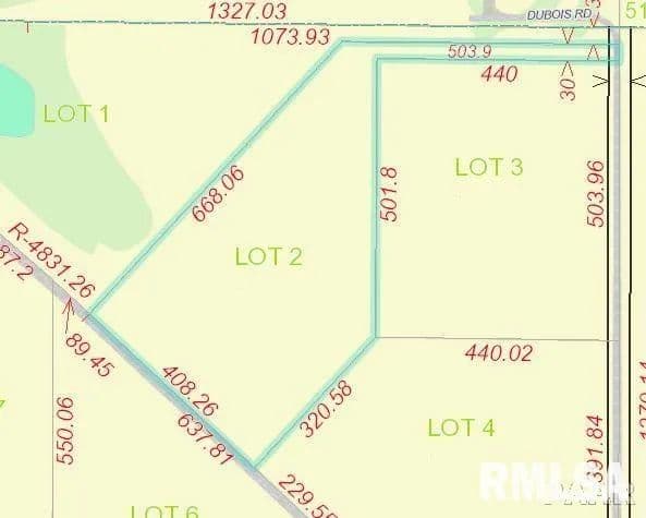 Property from Lot 2 N DUBOIS Road - KW