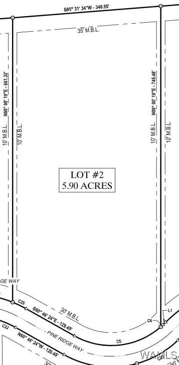 Property from Lot 2 Pine Ridge Way - KW