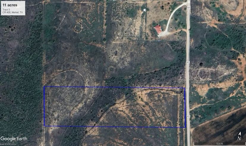 11 acre homesite NE Merkel on CR 405