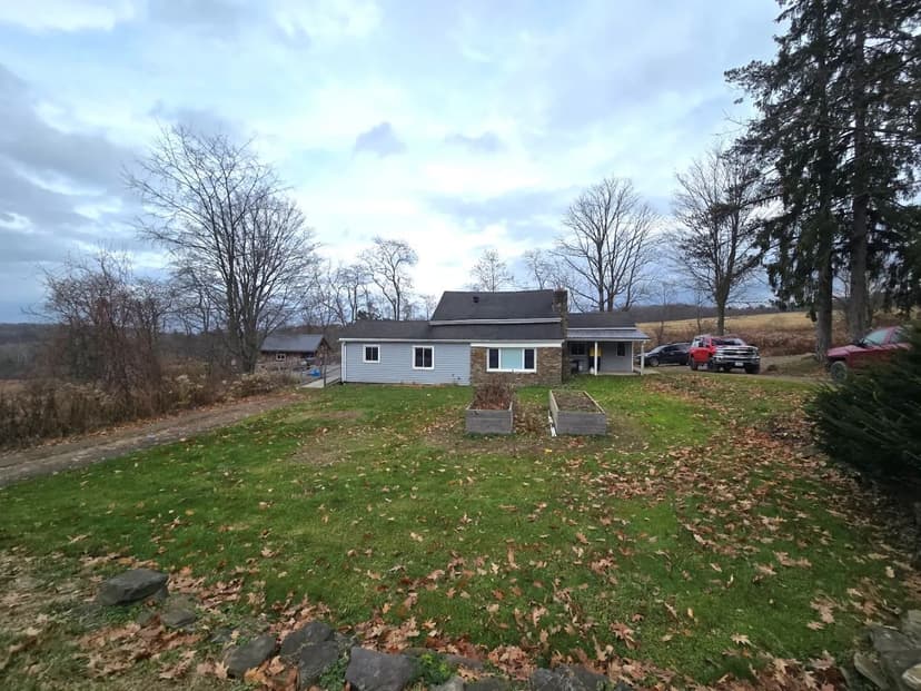 House with Barn, Shop and Potential Rental Income on 11 acres in Houghton NY 9796 Wesley Road