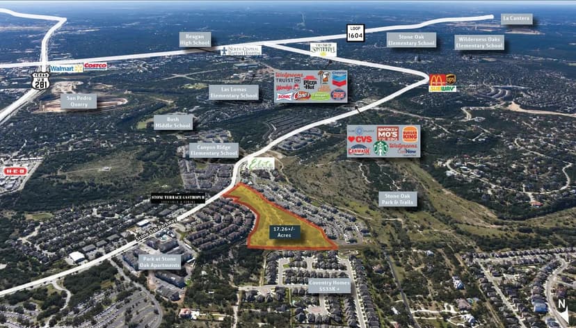 17.26+/- Acre Multifamily Development Site | San Antonio, TX