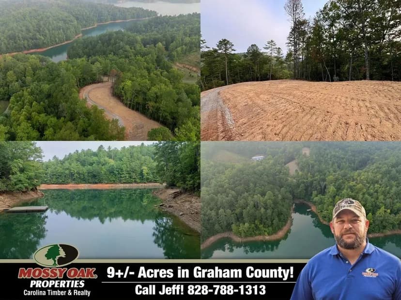 9+/- LAKEFRONT Acres on Fontana Lake!