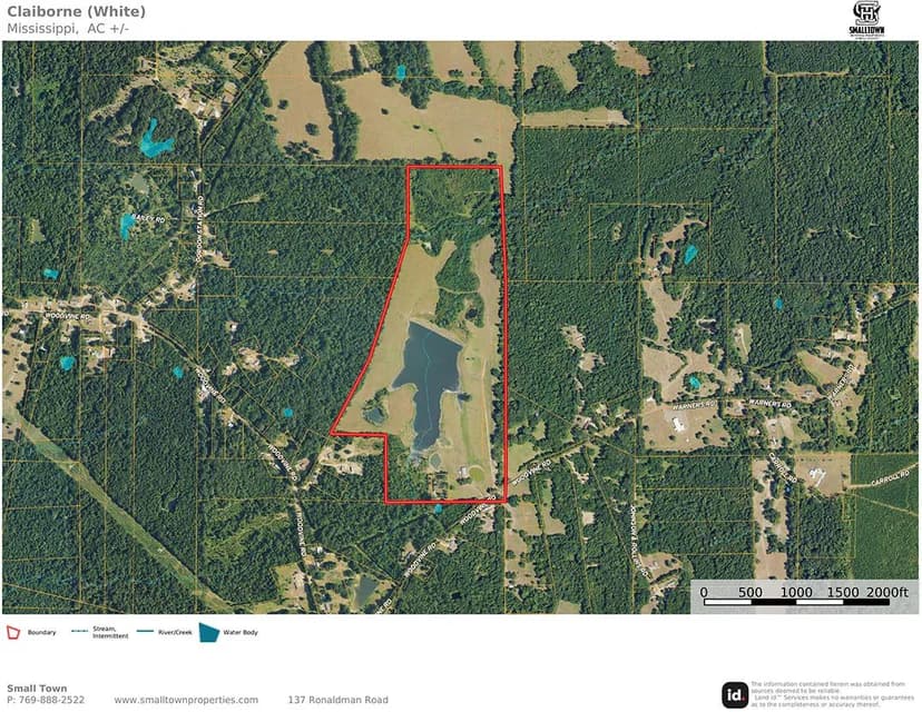 105 Acres With a Cabin in Claiborne County, MS