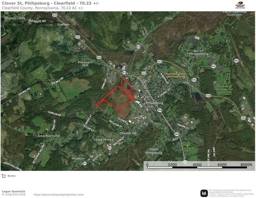 Clover St, Philipsburg - Clearfield - 70.22 +/- Acres