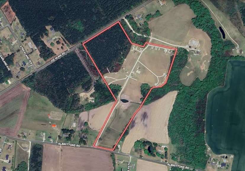 33 acres of Income Producing Land For Sale in Lenoir County NC!