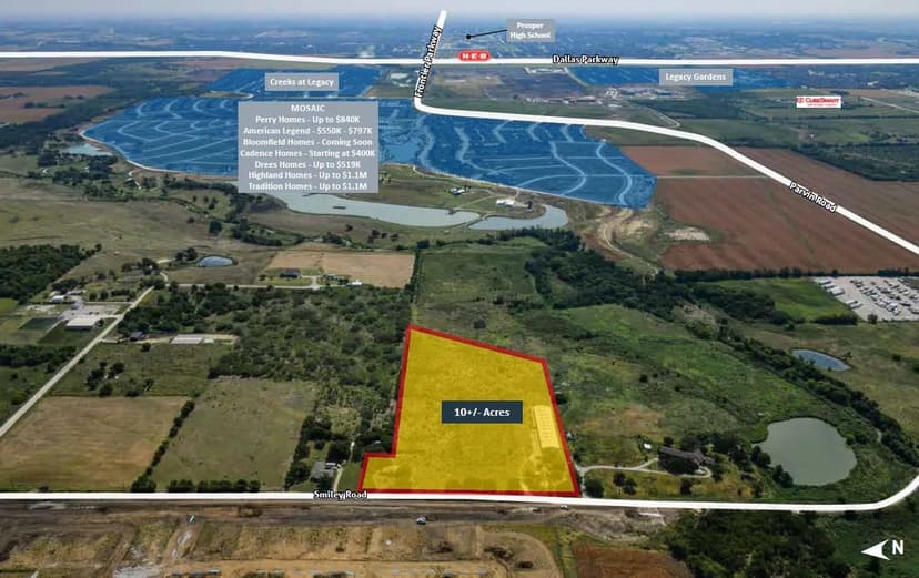 10+/- Acre Development Site | Celina ETJ (Prosper ISD)
