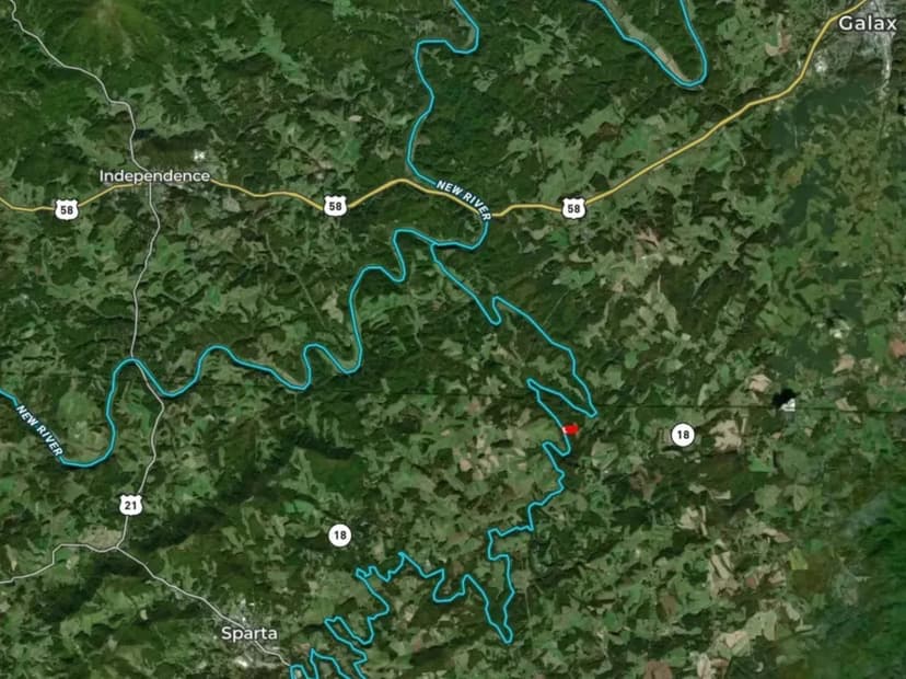 Little River Ridge: 12+/- Waterfront Mountain Acres in Alleghany County, NC