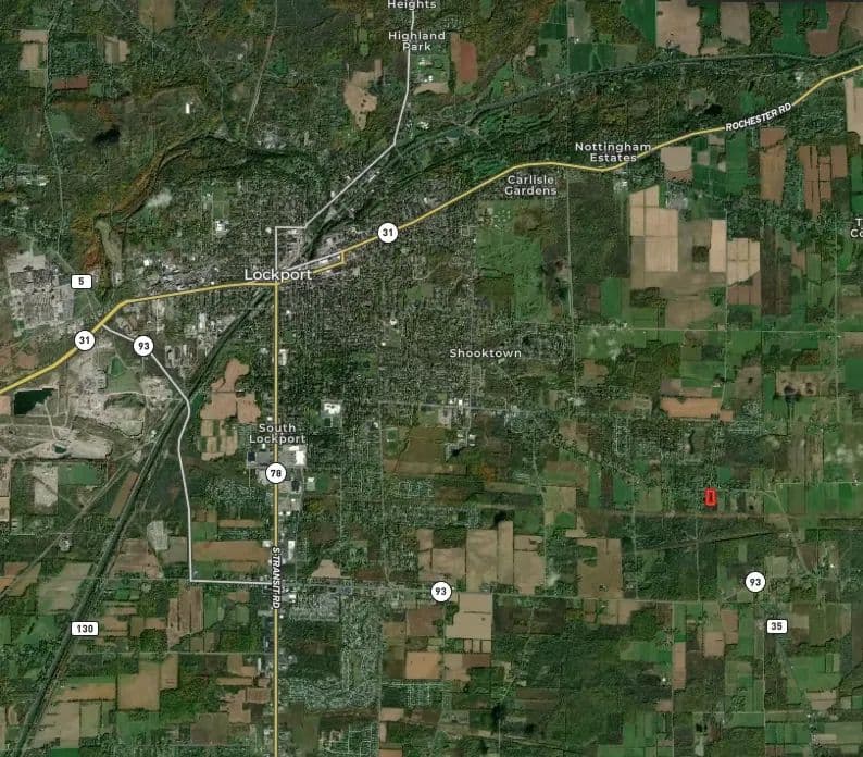 3.5 acre Building Lot in Lockport NY Akron Road