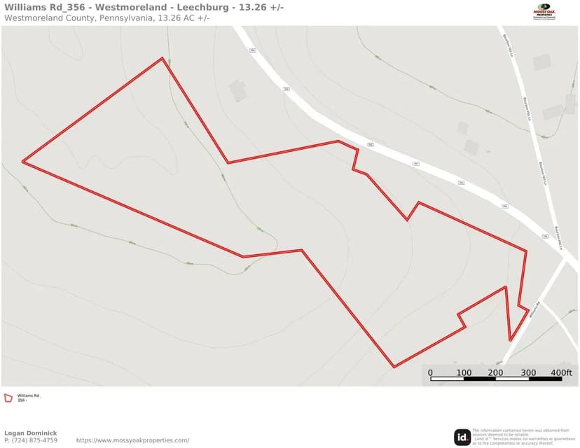 0 Williams Rd - Westmoreland - Leechburg - 13.26 +/- Acres