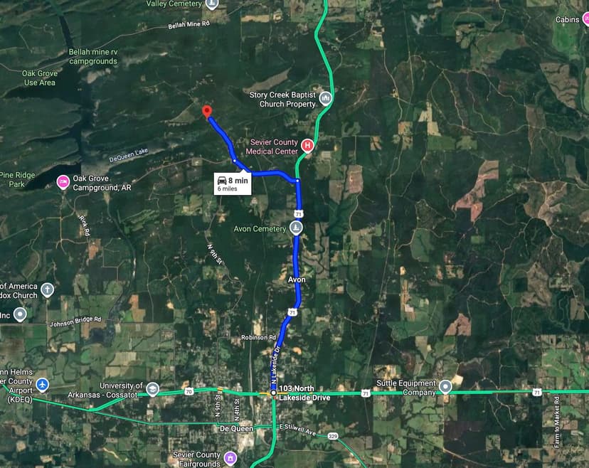 A Home on 5.09 Acres in Sevier County, AR