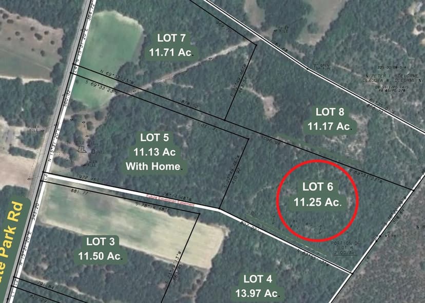Property from 11.25 Acre State Park Road - KW