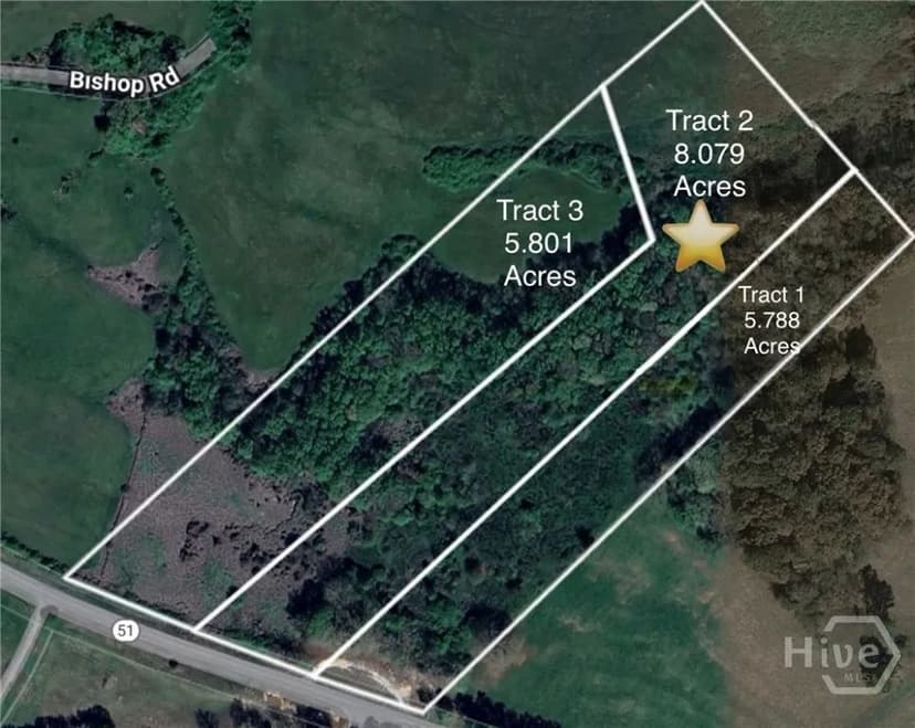 Property from Tract 2 Hwy 51S - KW