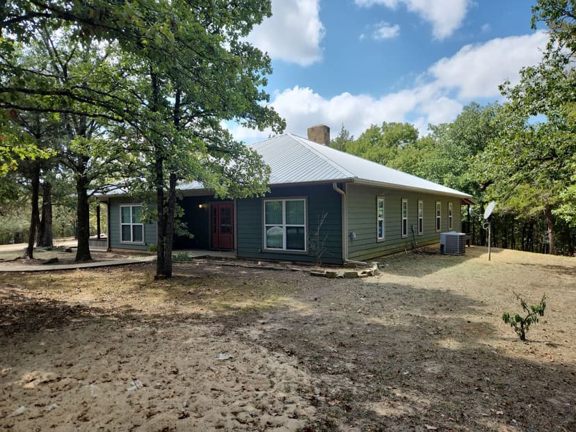CUSTOM HOME ON 2 ACRES, WOODED, WILDLIFE, FINLEY, OK