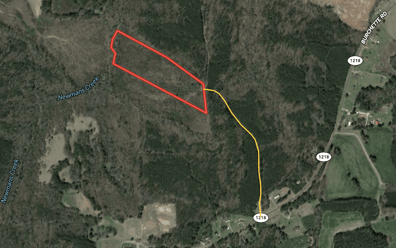 UNDER CONTRACT!! 12.74 Acres of Recreational and Hunting Timber Land For Sale in Warren County NC!