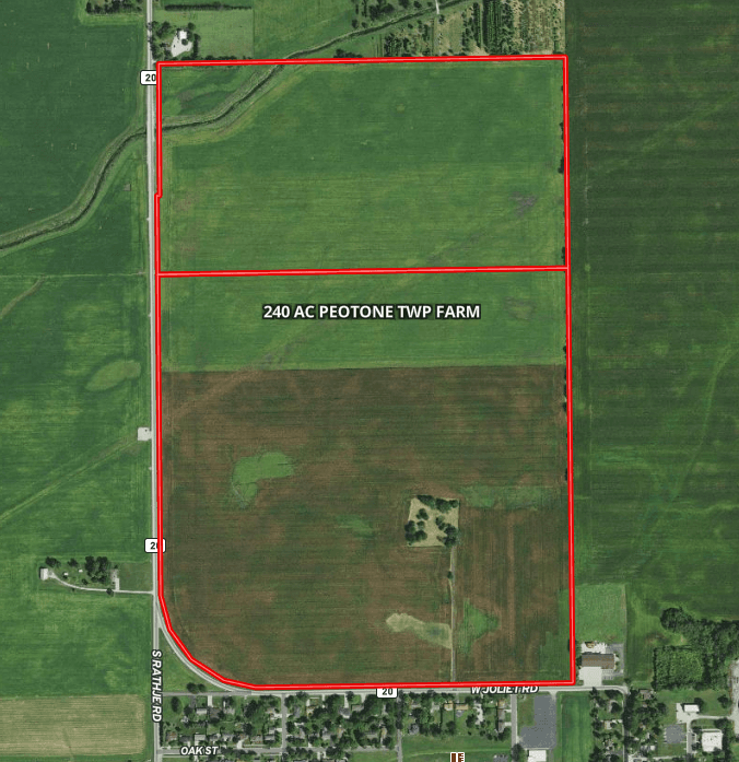 240 AC Peotone Twp Farm
